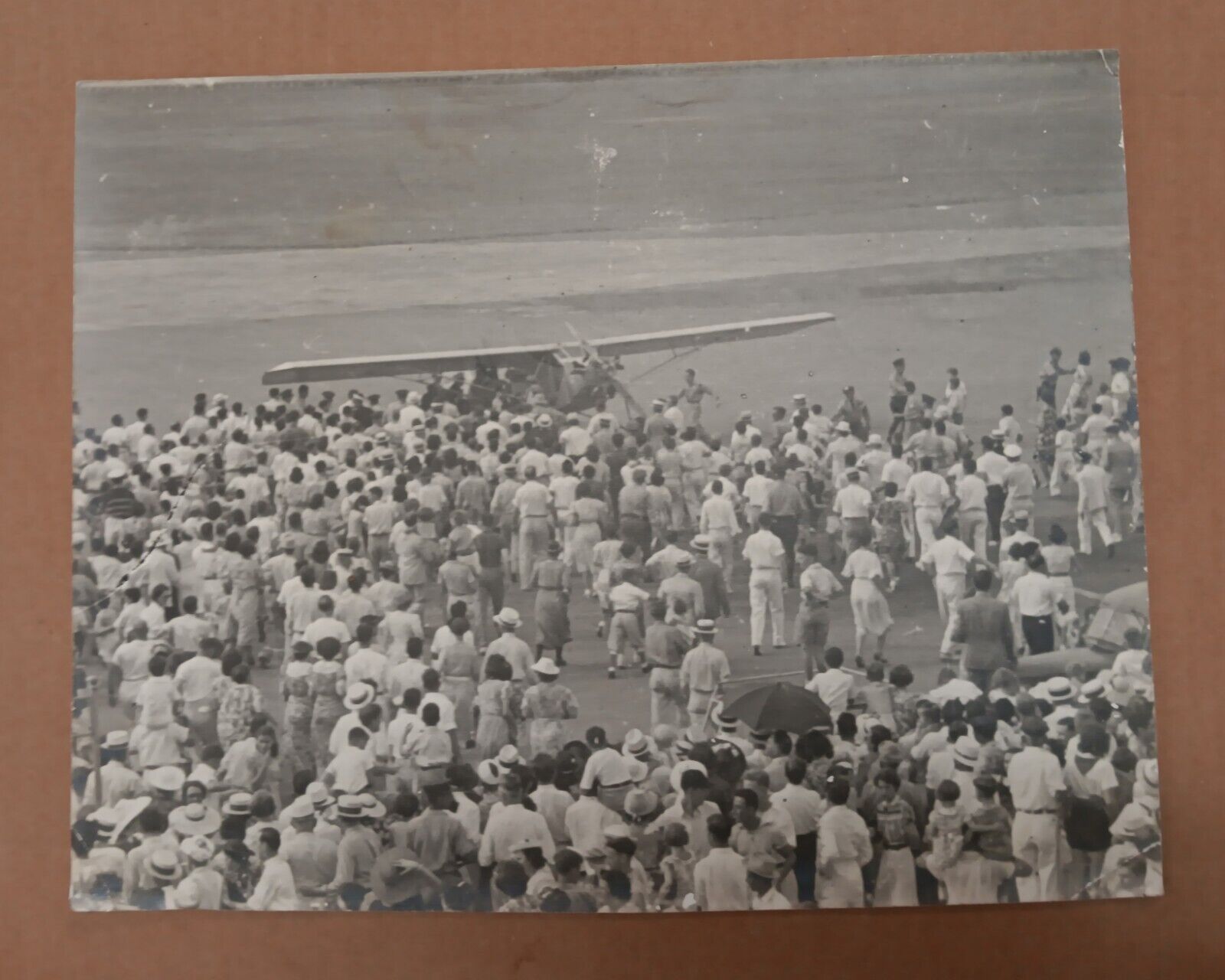 Two 1927 Photos Charles Lindbergh Spirit of  St. Louis New Orleans Old Aviation