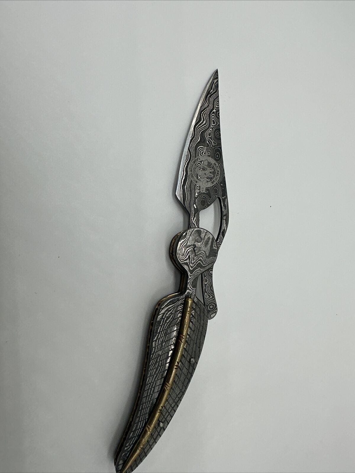 WolfKlinge DCF17-31 Handmade Damascus Steel Pocket Knife