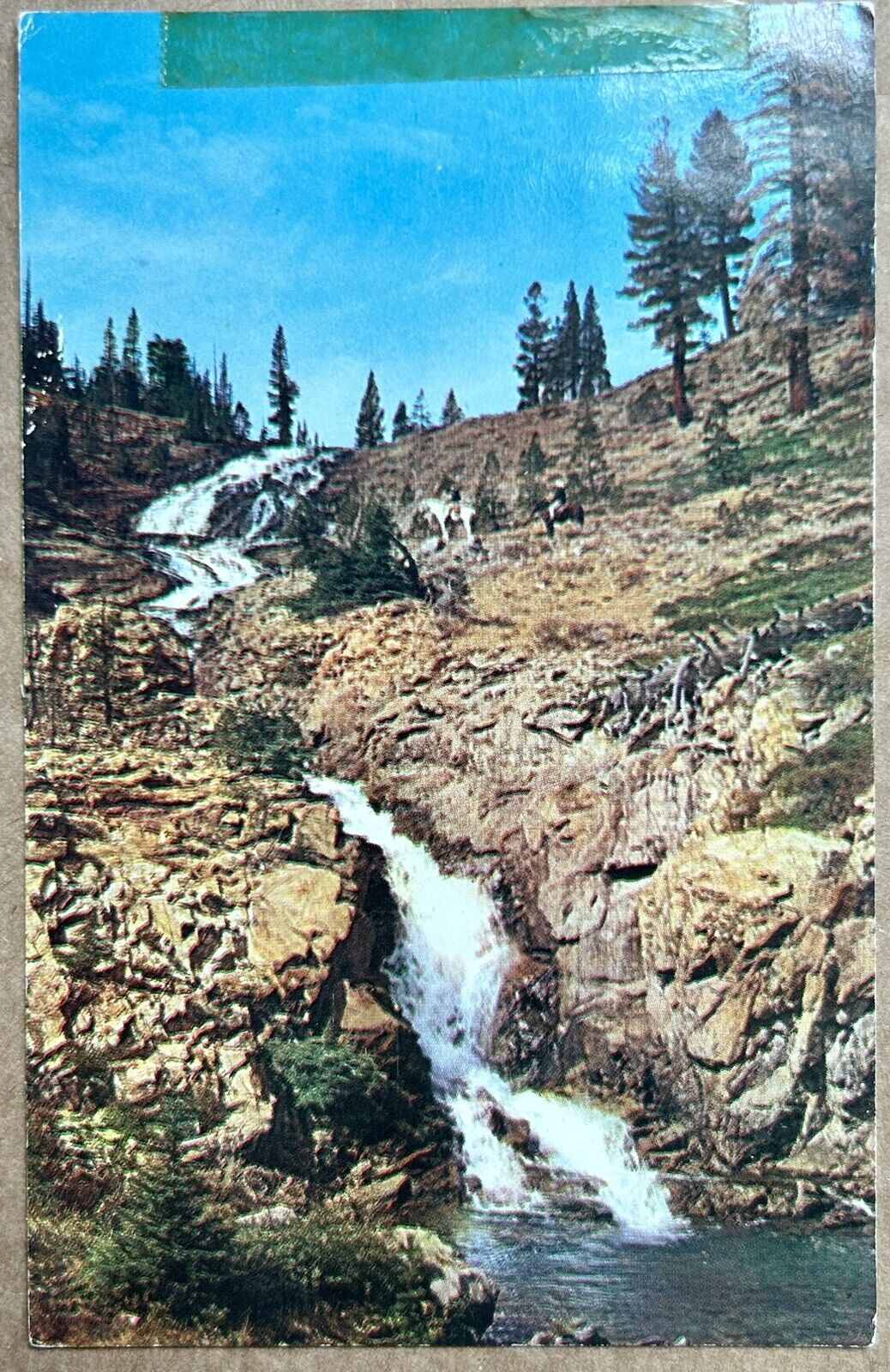 MINARET CASCADES - REDS MEADOW MAMMOTH LAKES, CALIFORNIA Vintage Postcard