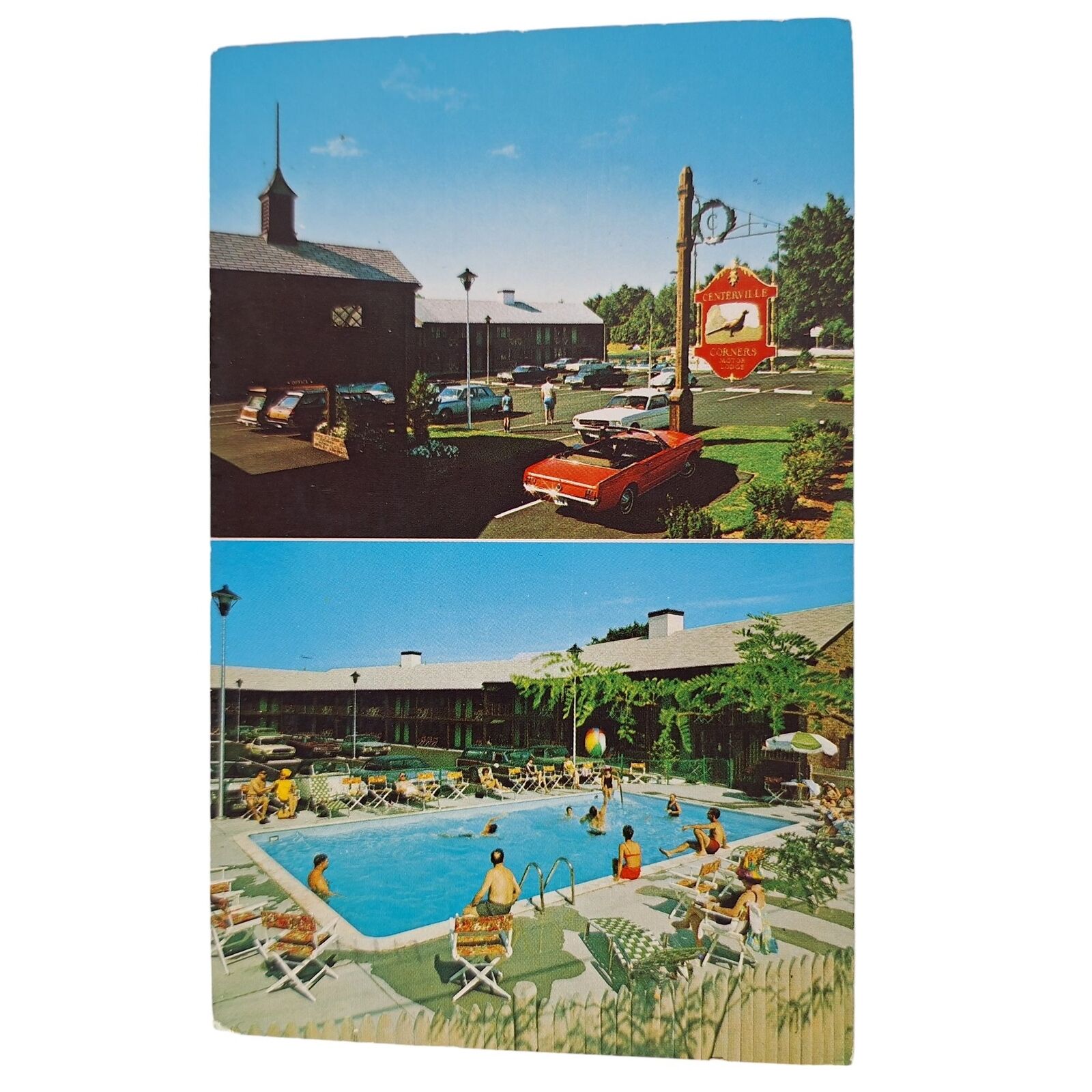 Postcard Tarry Awhile At Centerville Corners Motor Lodge Cape Cod Massachusetts