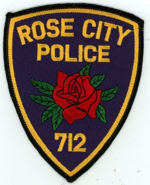 MICHIGAN MI ROSE CITY POLICE 712 NICE SHOULDER PATCH SHERIFF