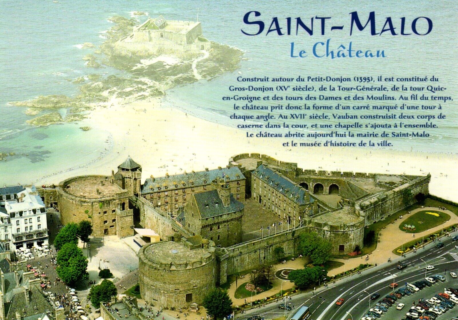Saint Malo Le Chateau France Postcard