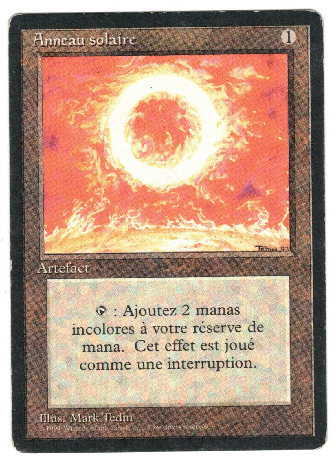 ►Magic-Style◄ MTG - Sol Ring - French Revised FBB - Played
