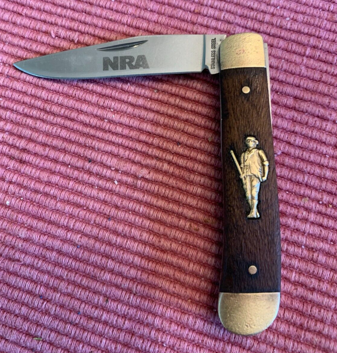 Vintage  NRA National Rifle Association  Pocketknife  Minuteman