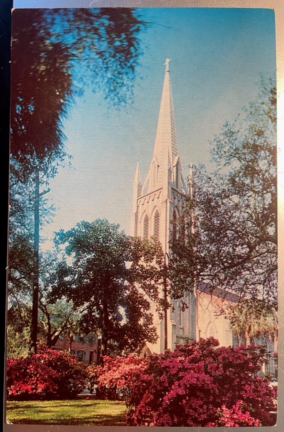 Vintage Postcard 1960\'s St. John\'s Episcopal Church, Savannah, Georgia (GA)