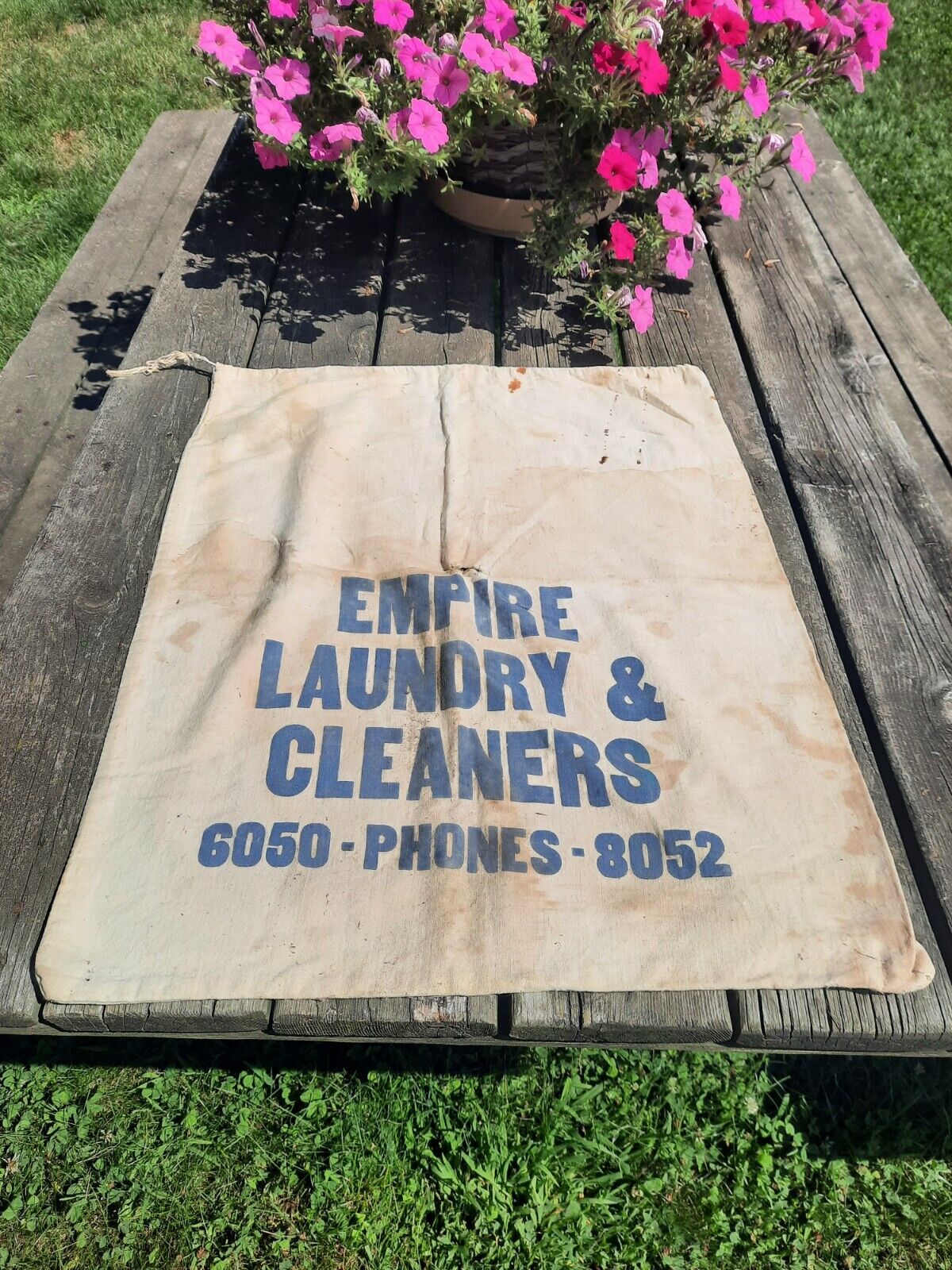 Vintage Empire  Laundry  & Cleaners Bag Benton Harbor, MI