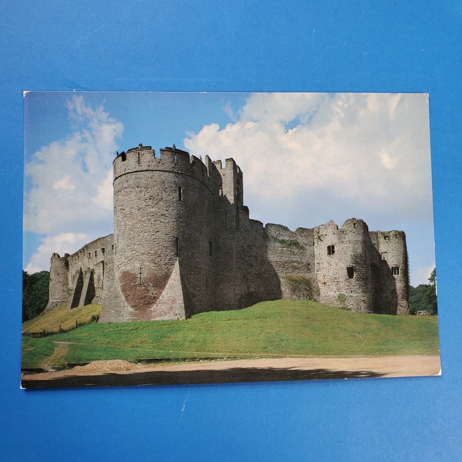 Chepstow Castle Monmouthshire Postcard Chrome Divided