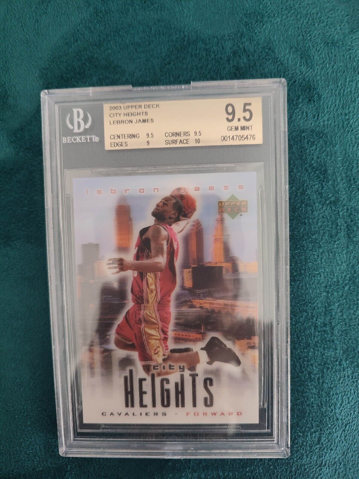 2003 Lebron James Upper Deck City Heights RC Rookie - BGS 9.5
