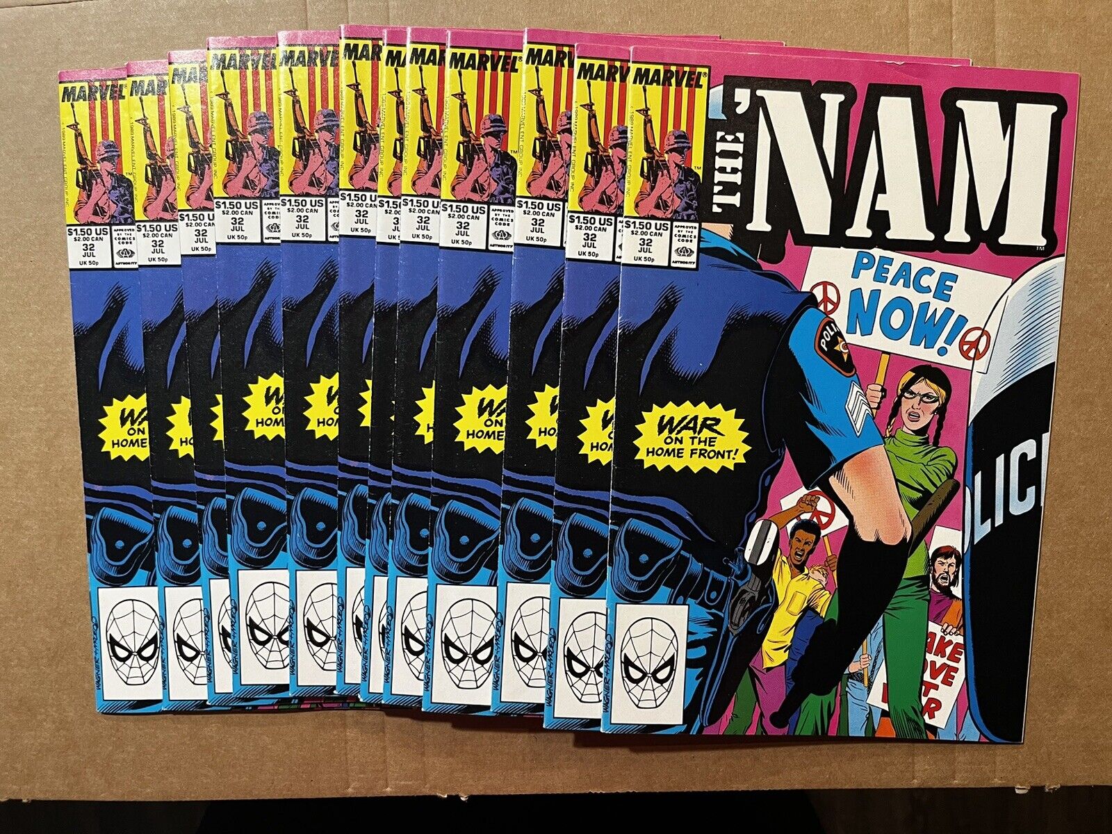 The \'Nam #32 (x12 Copies)  1989 Marvel Comics War Comic