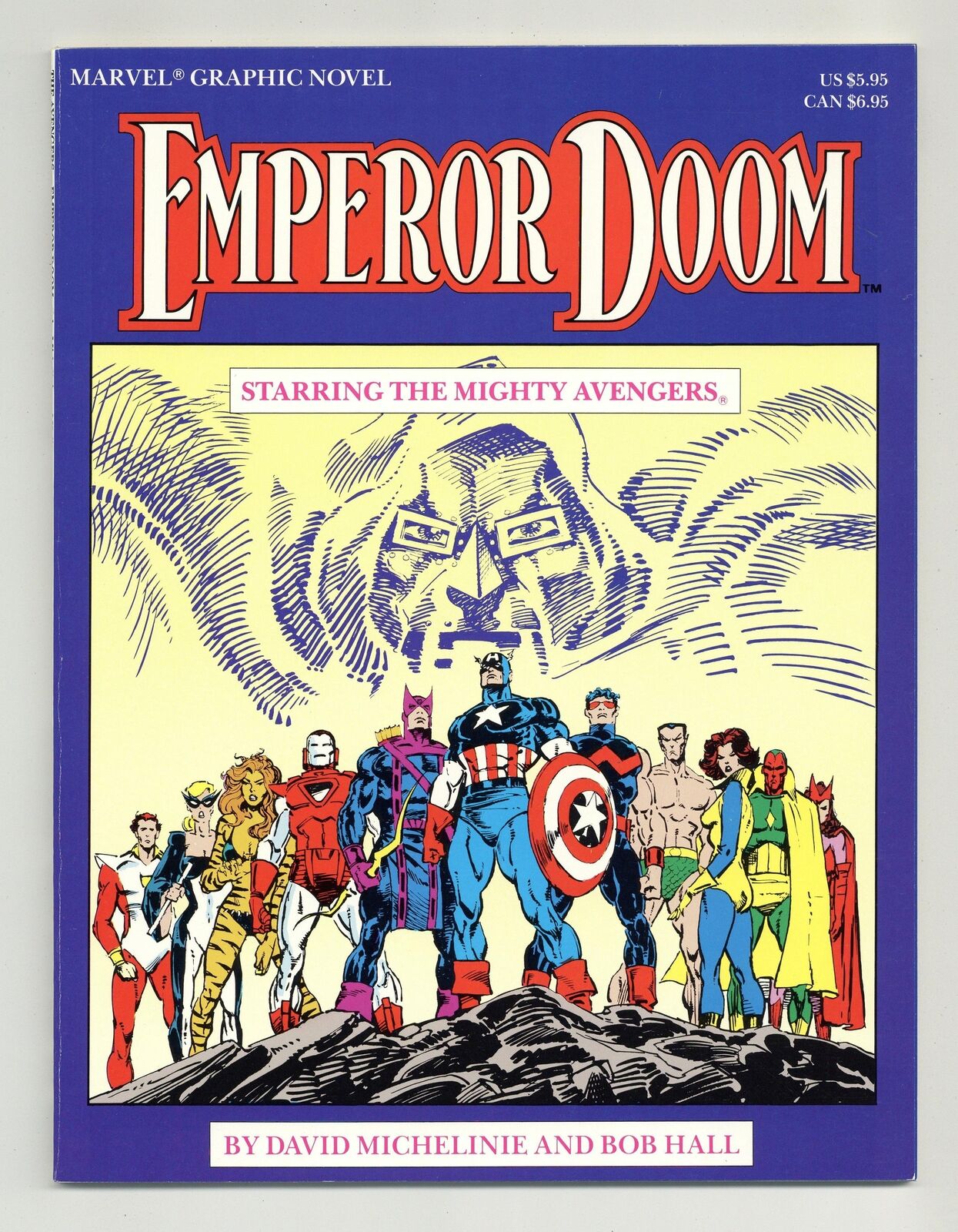 Avengers Emperor Doom GN #1-1ST VF+ 8.5 1987