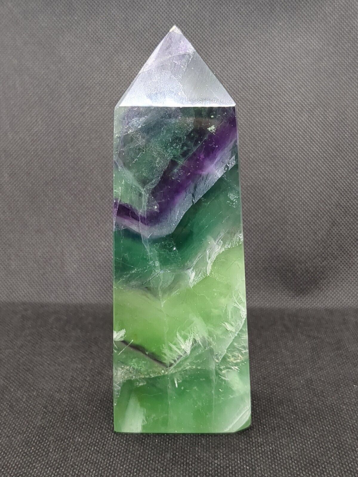 Large 530g Banded Flourite Tower - 5.5\