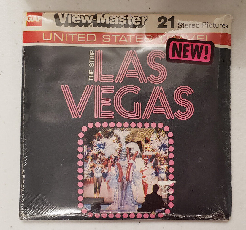 View-Master Las Vegas The Strip Nevada 3 Reel Packet New & Sealed 1978