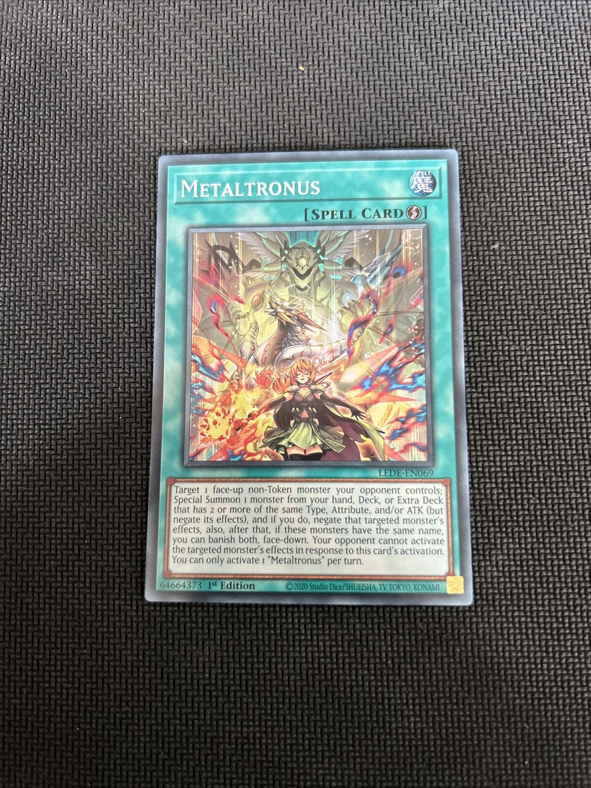 LEDE-EN069 Metaltronus : Super Rare 1st Edition YuGiOh Card
