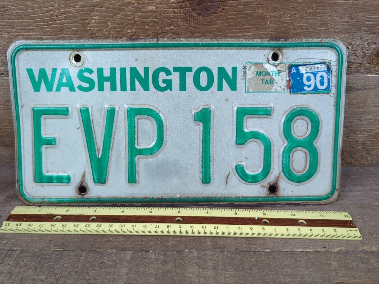 Vintage Washington State License Plate