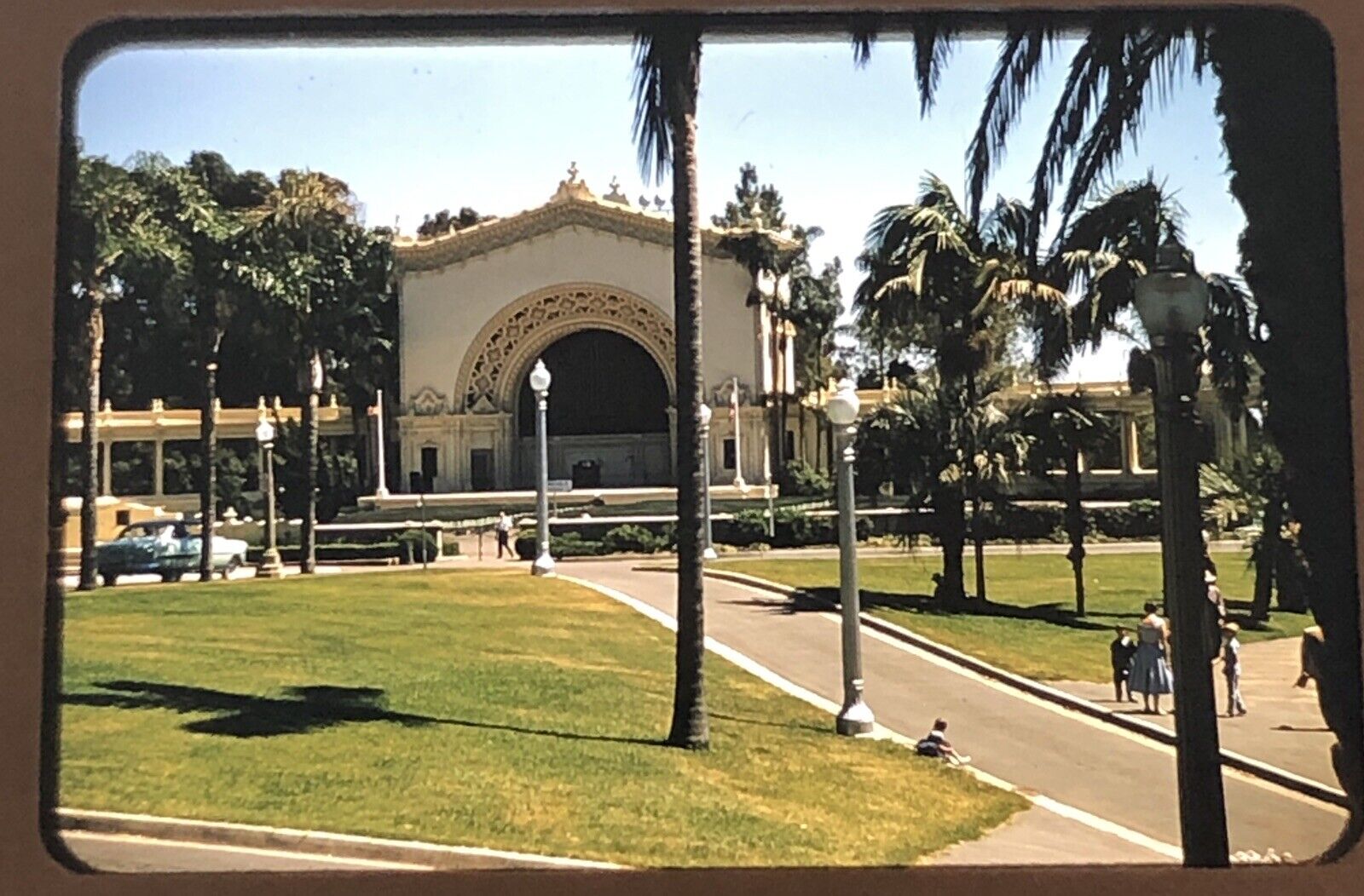 Vintage 35mm Slide Photo San Diego California Balboa Park Spreckels Organ 1950s