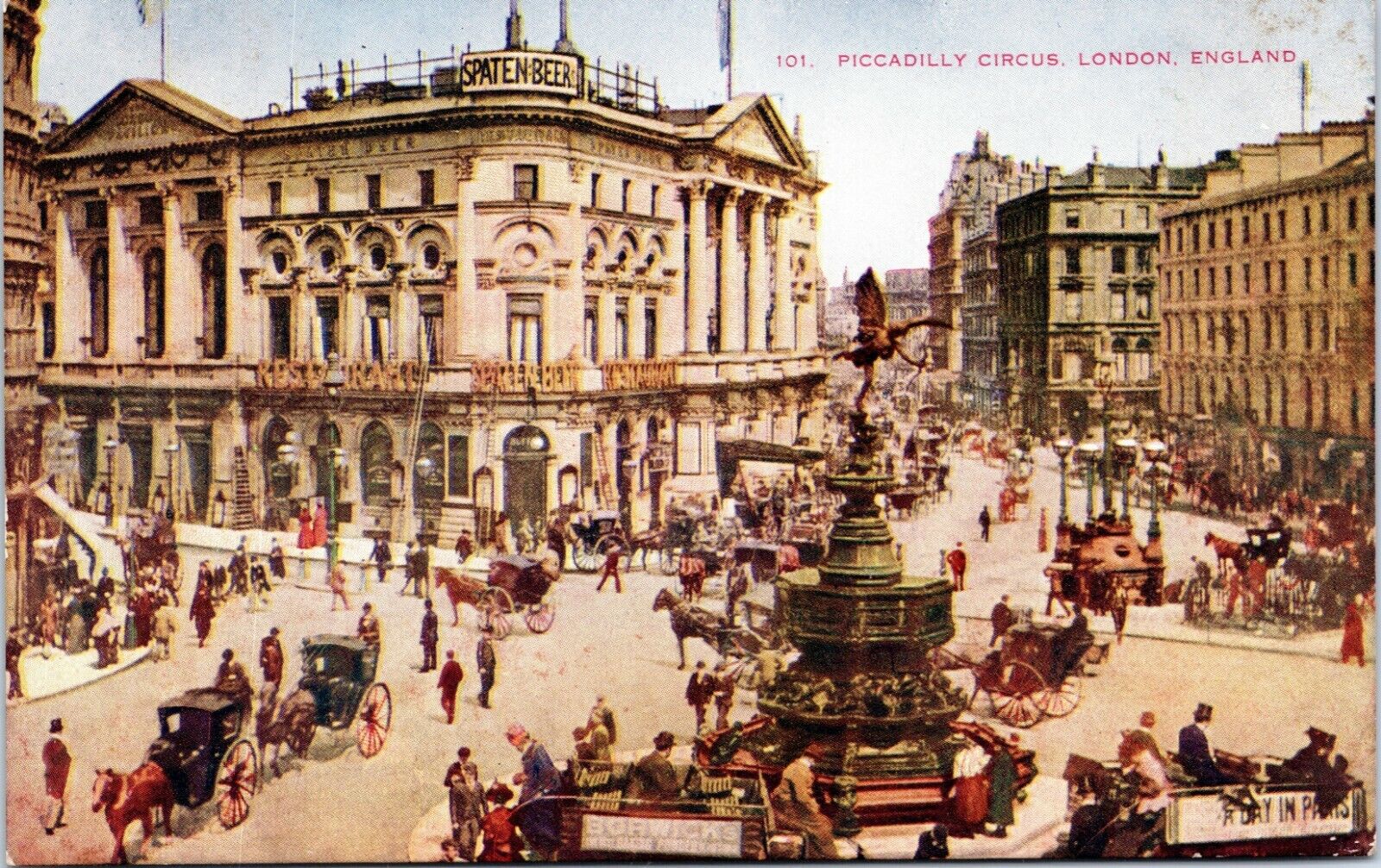postcard UK England London - Piccadilly Circus