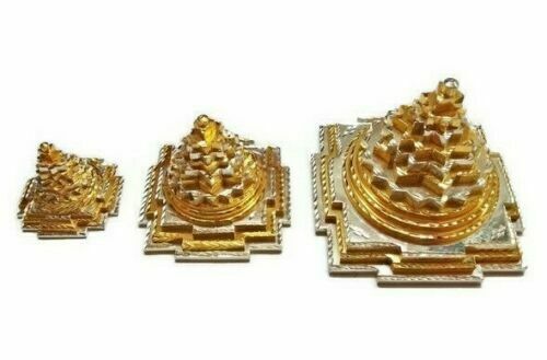 Meru Shri Shree Yantra - 3 Pieces Set For Vastu Correction in Home Energized