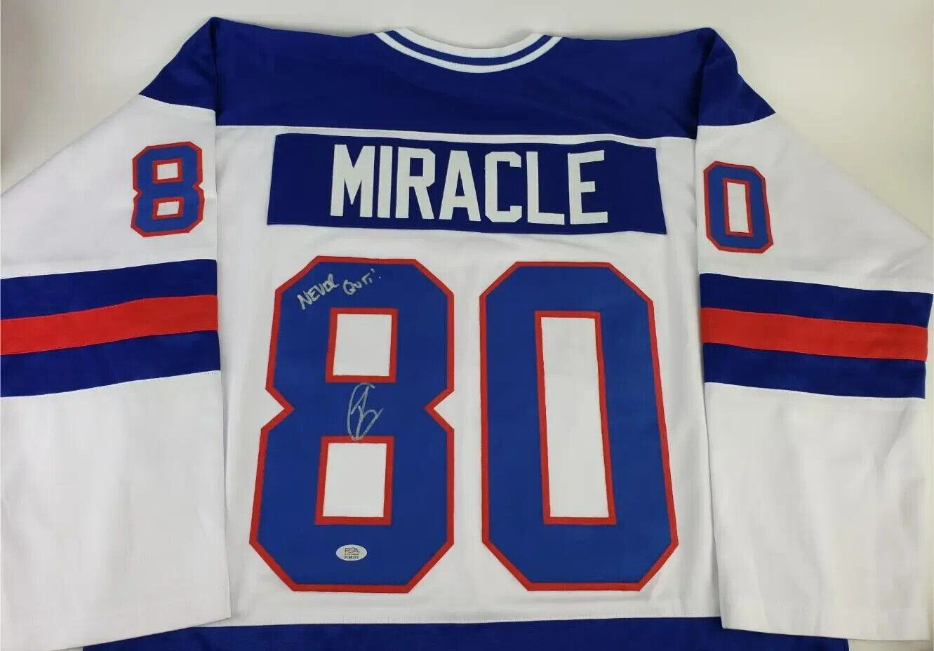 Robert O’Neill Signed 1980 Team USA ‘Miracle’ Hockey Jersey \