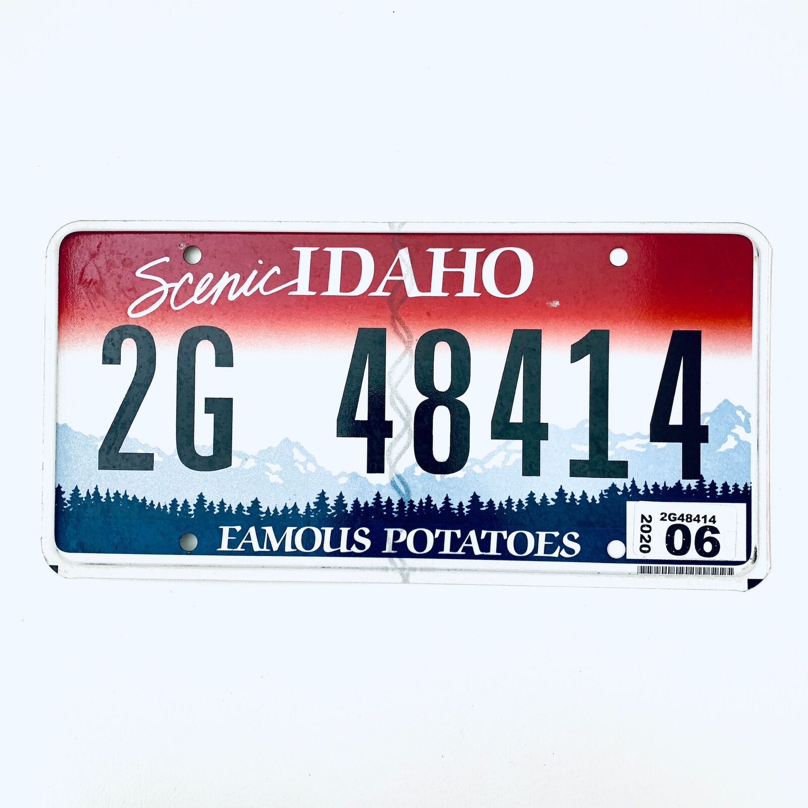 2020 United States Idaho Gooding County Passenger License Plate 2G 48414