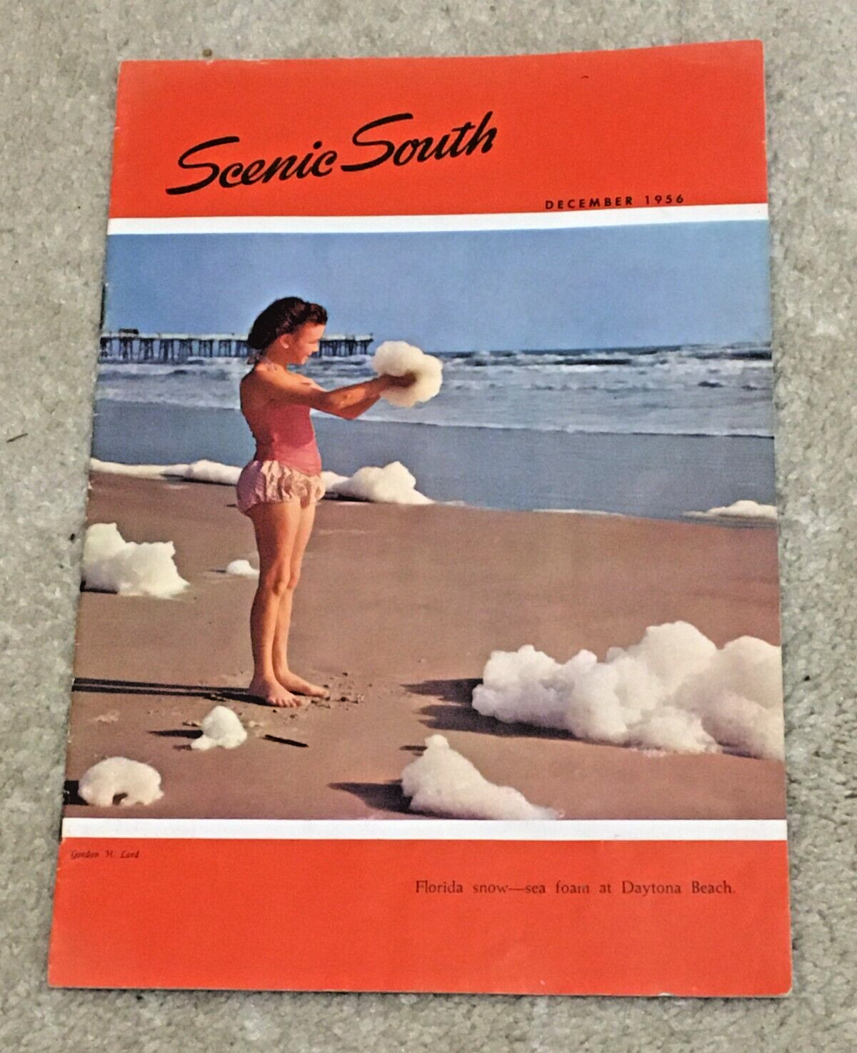Vintage December 1956 SCENIC SOUTH Magazine Brochure,  Standard Oil; FL, GA, KY