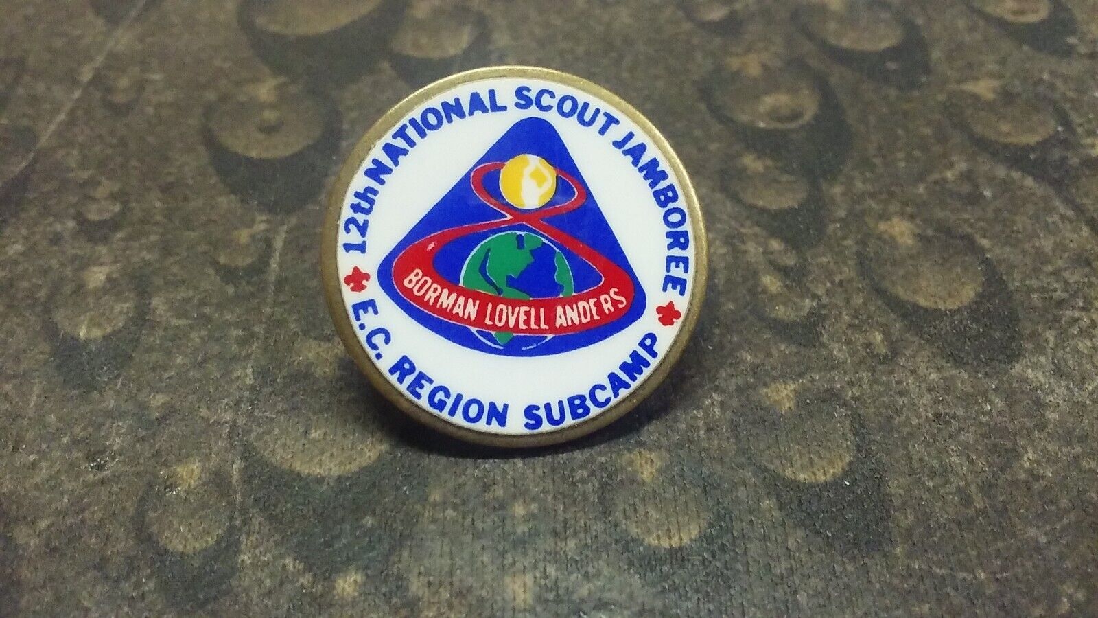 12th National Scout Jamboree BSA pin badge Boy Scouts E.C. Region Subcamp
