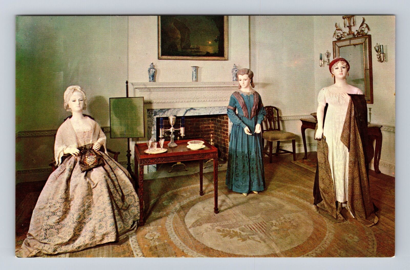 Philadelphia PA-Pennsylvania, Historic Looking Dresses, Vintage Postcard