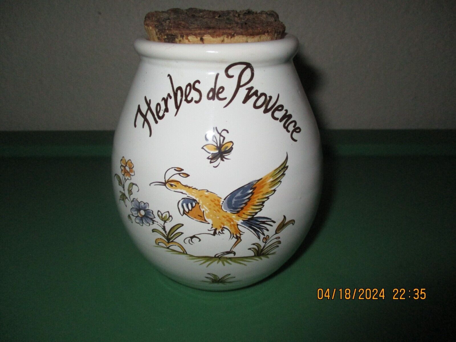 Herbes de Provence L\'Atelier de France Porcelain Jar