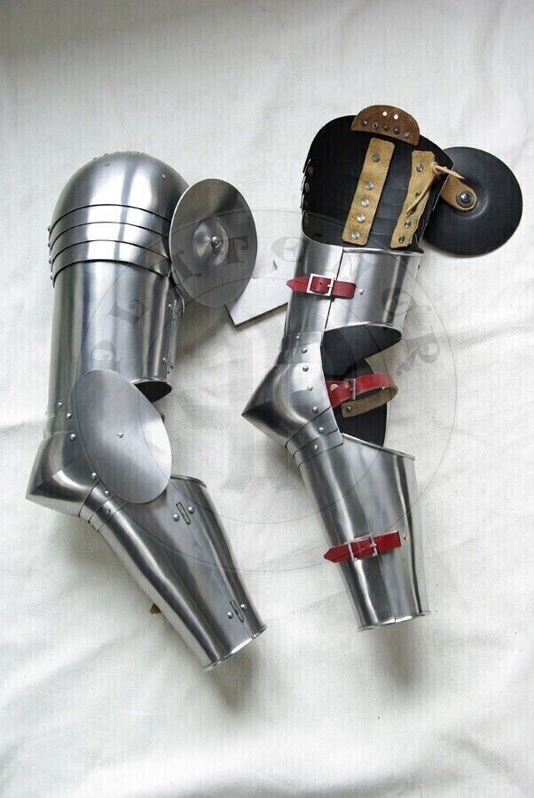 Medieval Warrior Pair Of Pauldrons With Arm Guard Hand Bracers Larp Armor