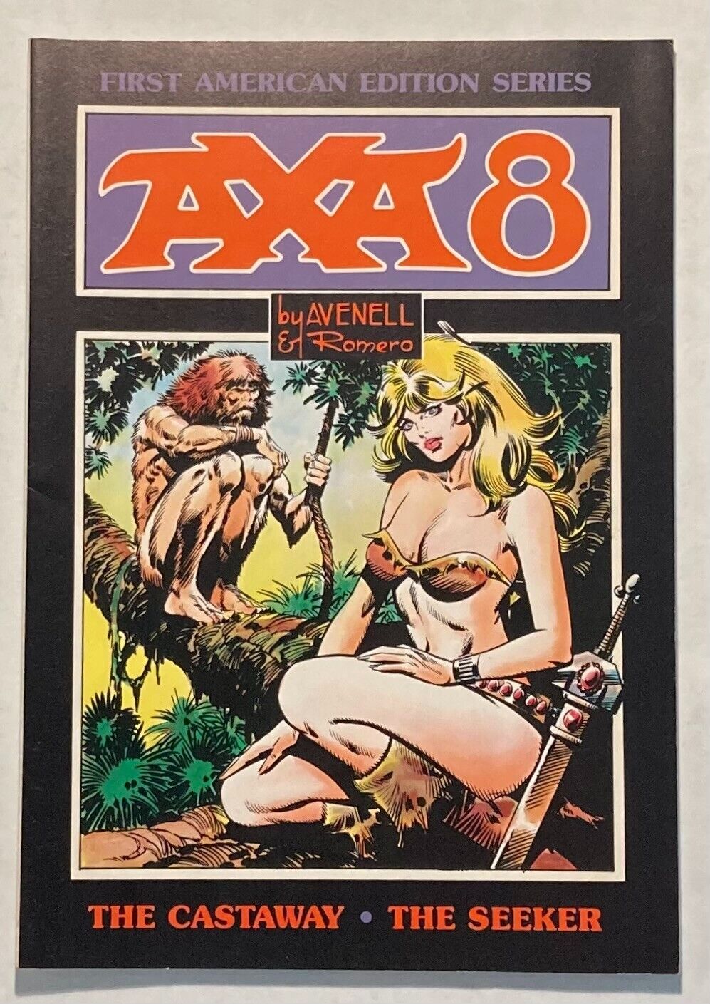 AXA #8 Underground Comix 1986 First American Edition E. B. Romero, Ken Pierce