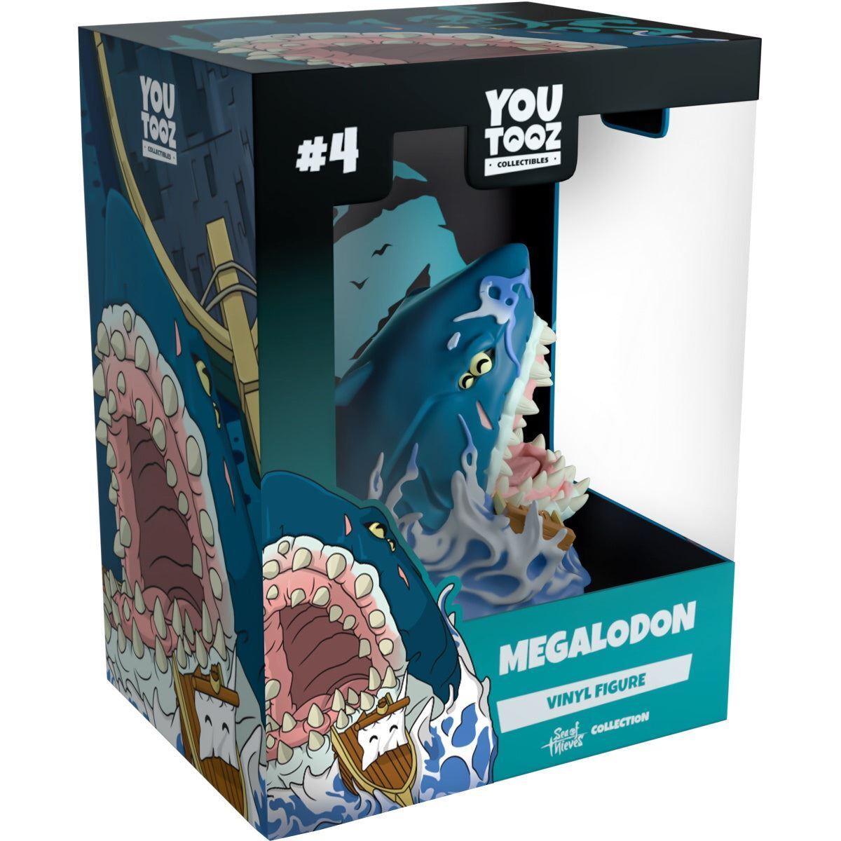 Youtooz: Sea of Thieves Collection - Megalodon Vinyl Figure #4 Shark Brand NEW