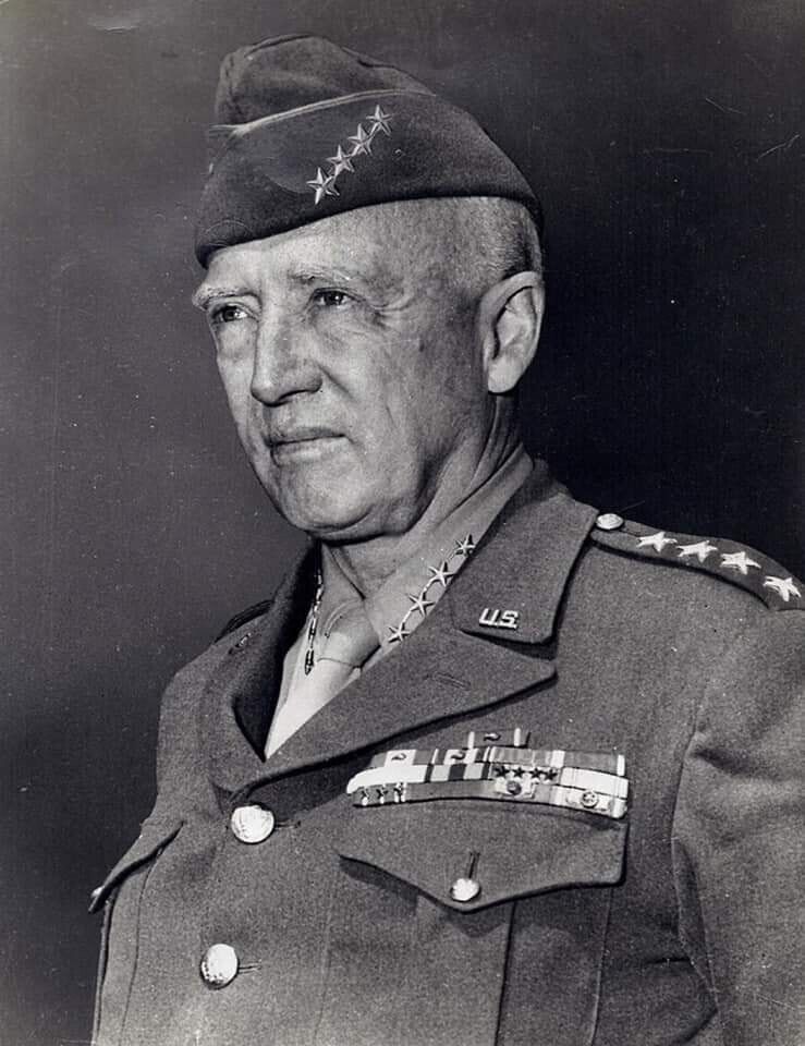 WW2 WWII Photo US Army General George S Patton Four Star World War Two / 1734
