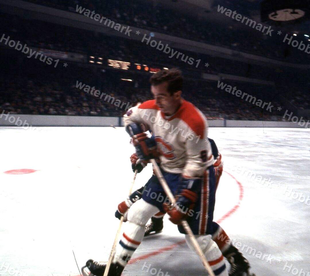 Dick Duff Montreal Canadians NHL Hockey Vintage 1960\'s Original 35mm Slide HOF