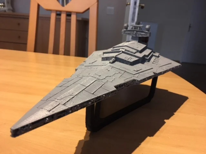 star wars heavy star destroyer 3d Printed. (15 inches)