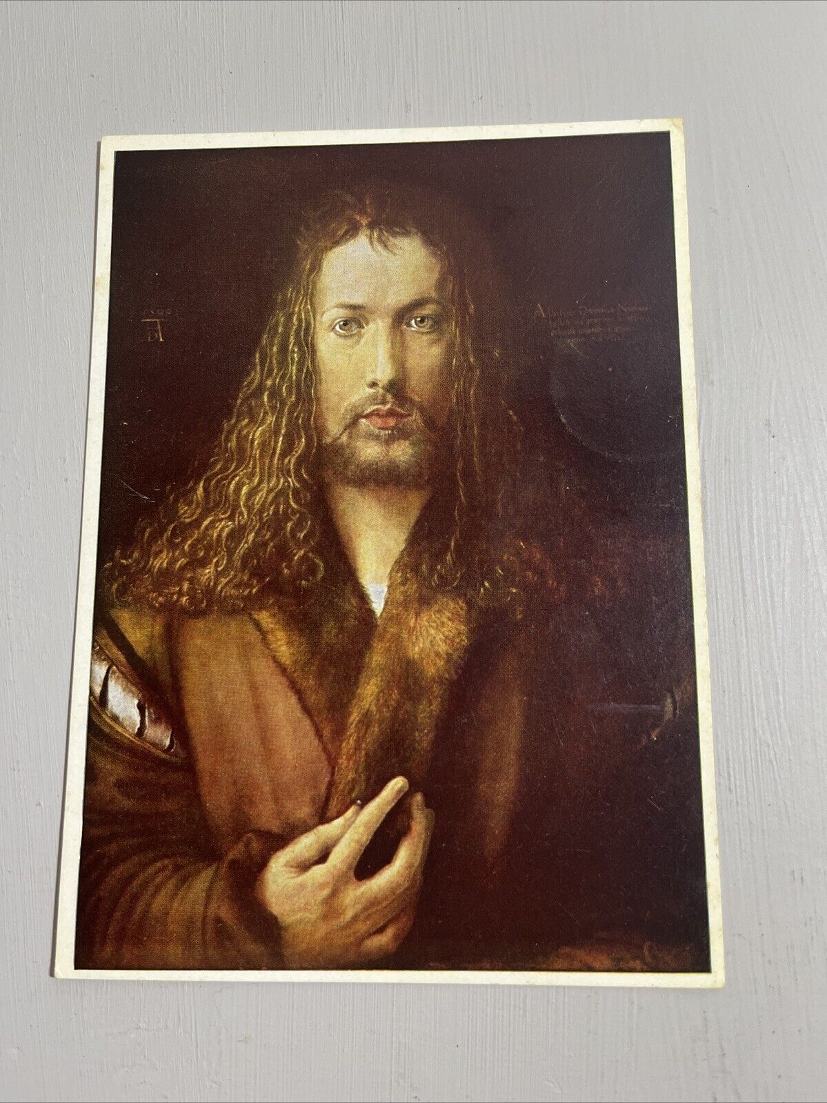 Postcard - Self Portrait By Albrecht Dürer, Alte Pinakothek, Germany Vintage