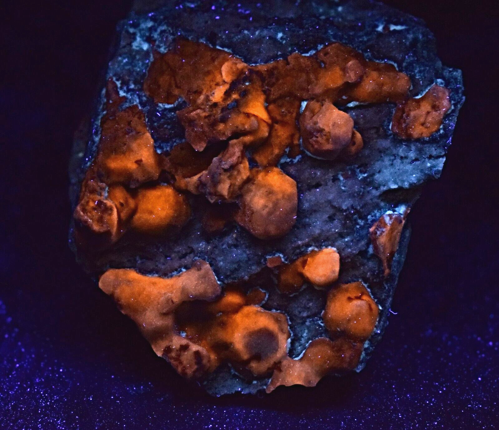 276 Gram Fluorescent Afghanite Crystals On Matrix