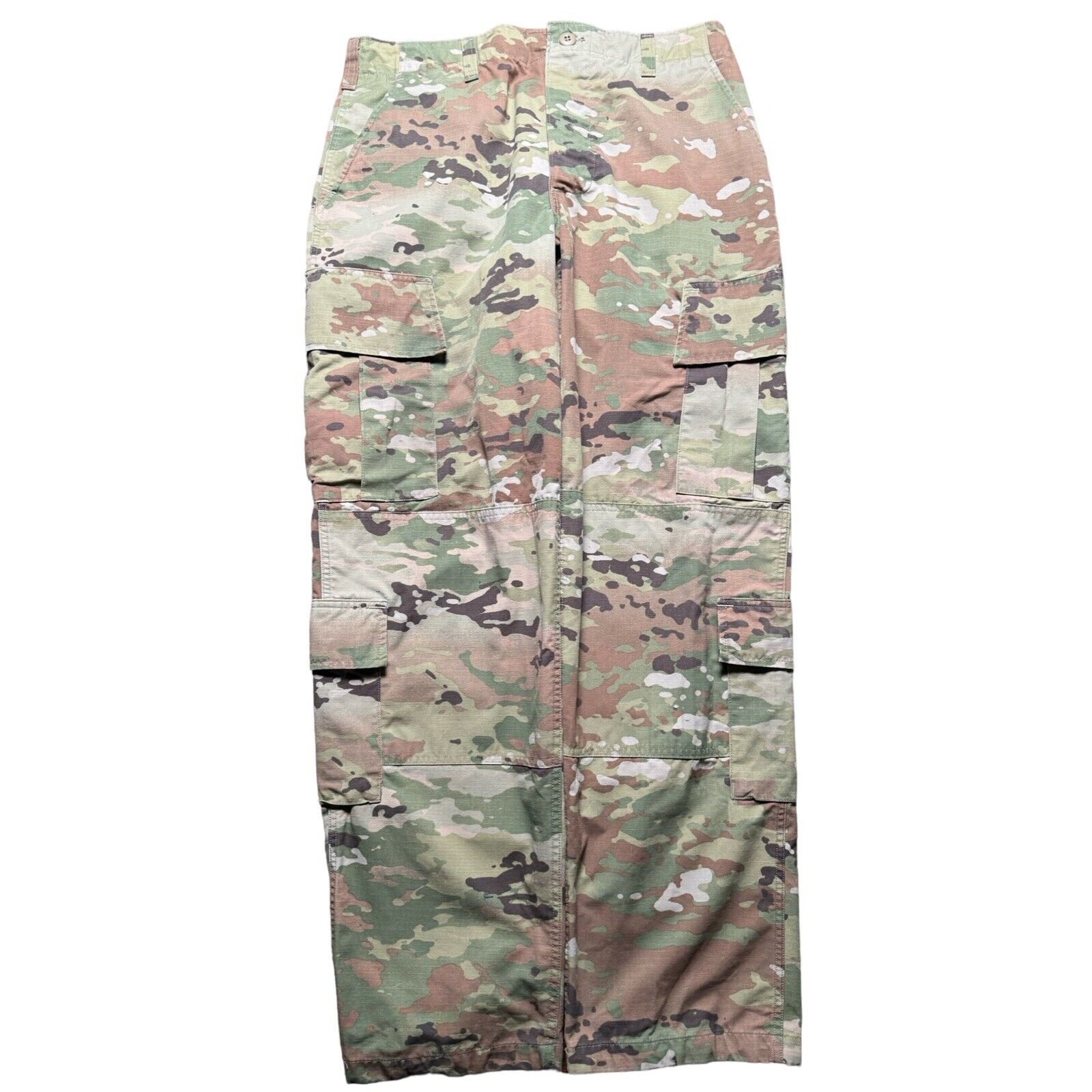 Army Combat Uniform Trousers Pants Medium Reg OCP Multicam Camo Cargo Y2K