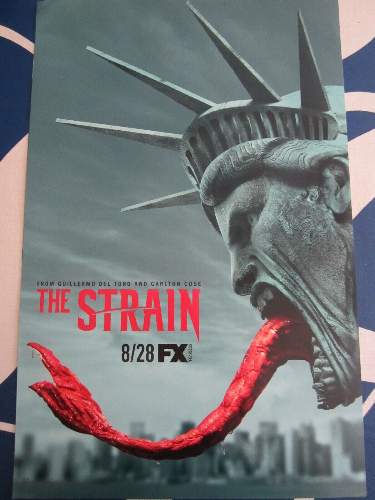 The Strain 2016 San Diego Comic-Con SDCC mini 11x17 inch FX promo poster NEW