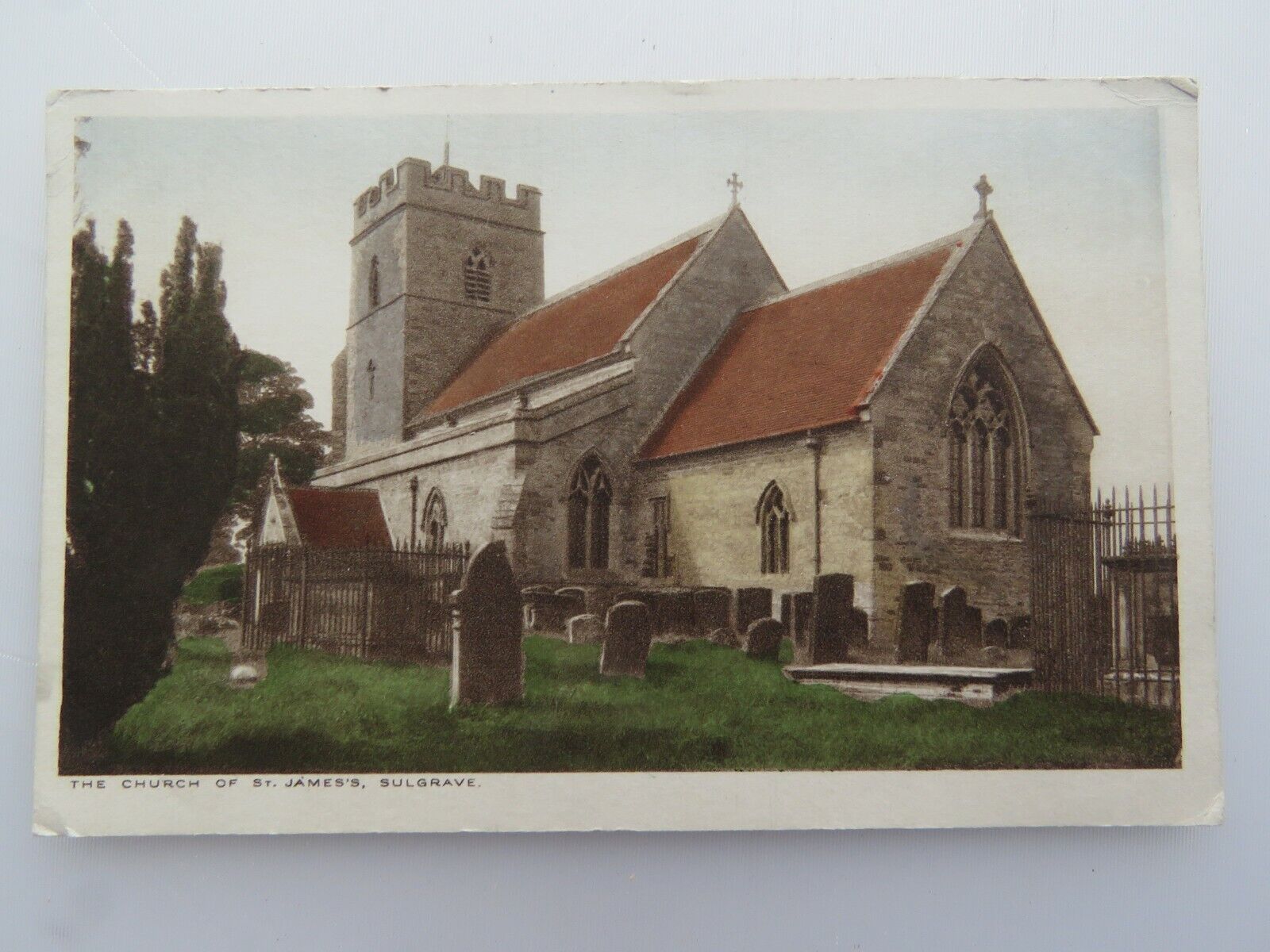 1928 Vintage Postcard Church St. James\'s Sulgrave South Northamptonshire A1808