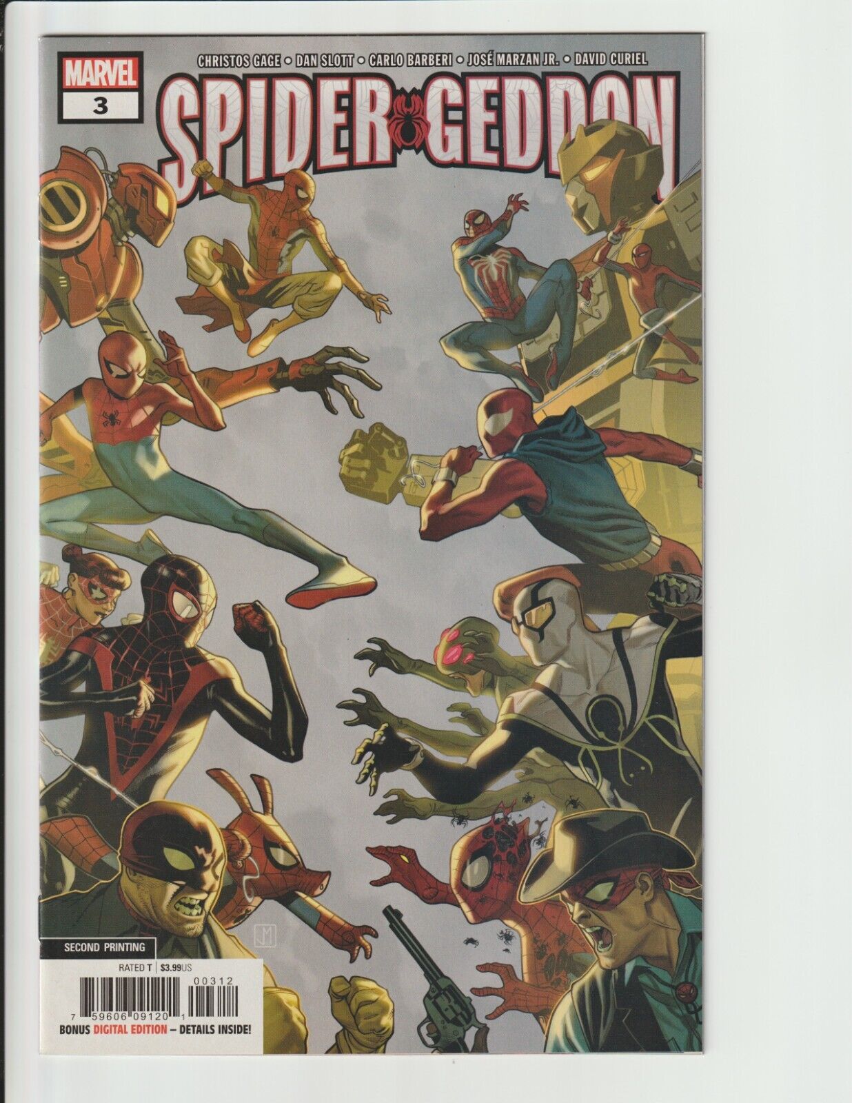 SPIDER-GEDDON #3 (2019) 1st Spiders-Man Appearance HTF 2nd Print Variant