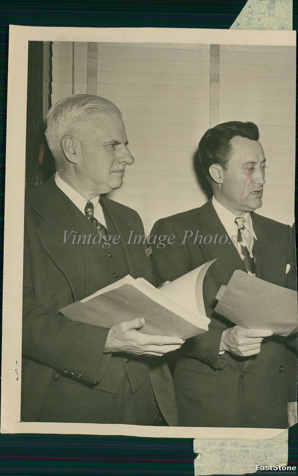 1947 Sens James Kem Glen H Taylor Homer Ferguson Foreign Aid Politics Photo 5X7
