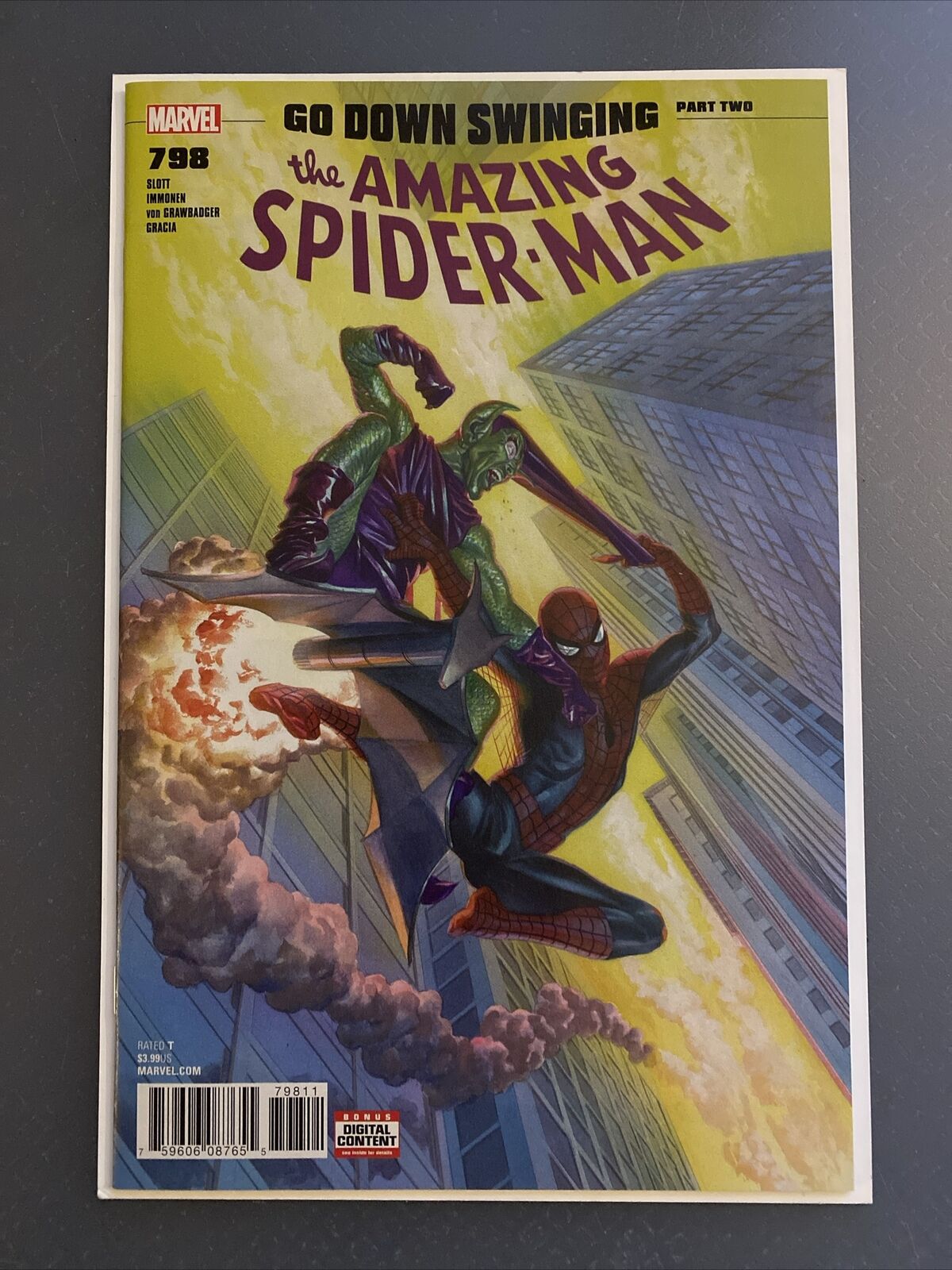 The Amazing Spider Man #798 Marvel Comics Bag & Board