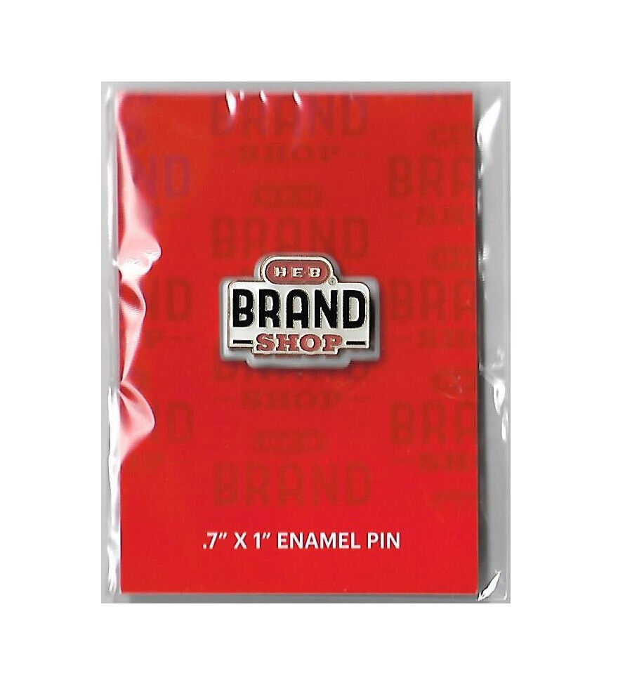 HEB Exclusive Brand Shop H-E-B Grocery Store Lapel Pin, Factory Sealed