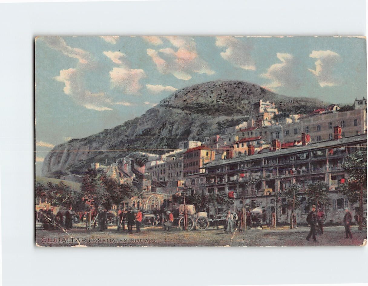 Postcard Casemates Square Gibraltar British Overseas Territory