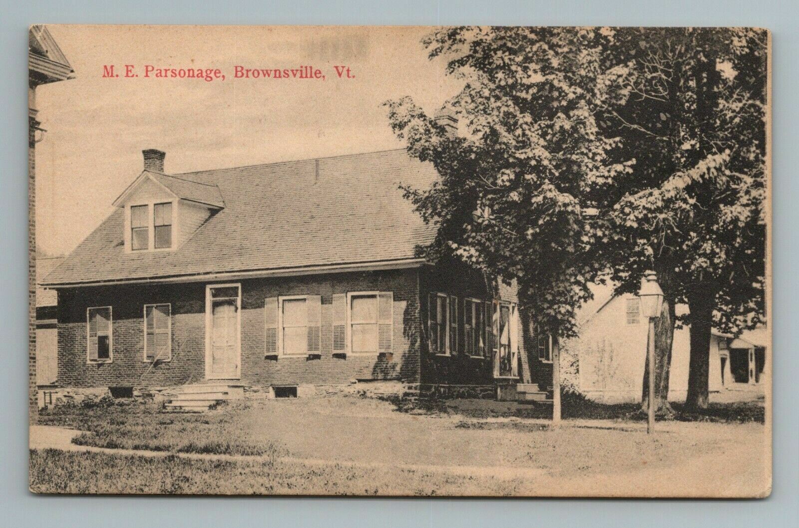 1907 - 1915 M.E. Parsonage Brownsville Vermont VT Postcard
