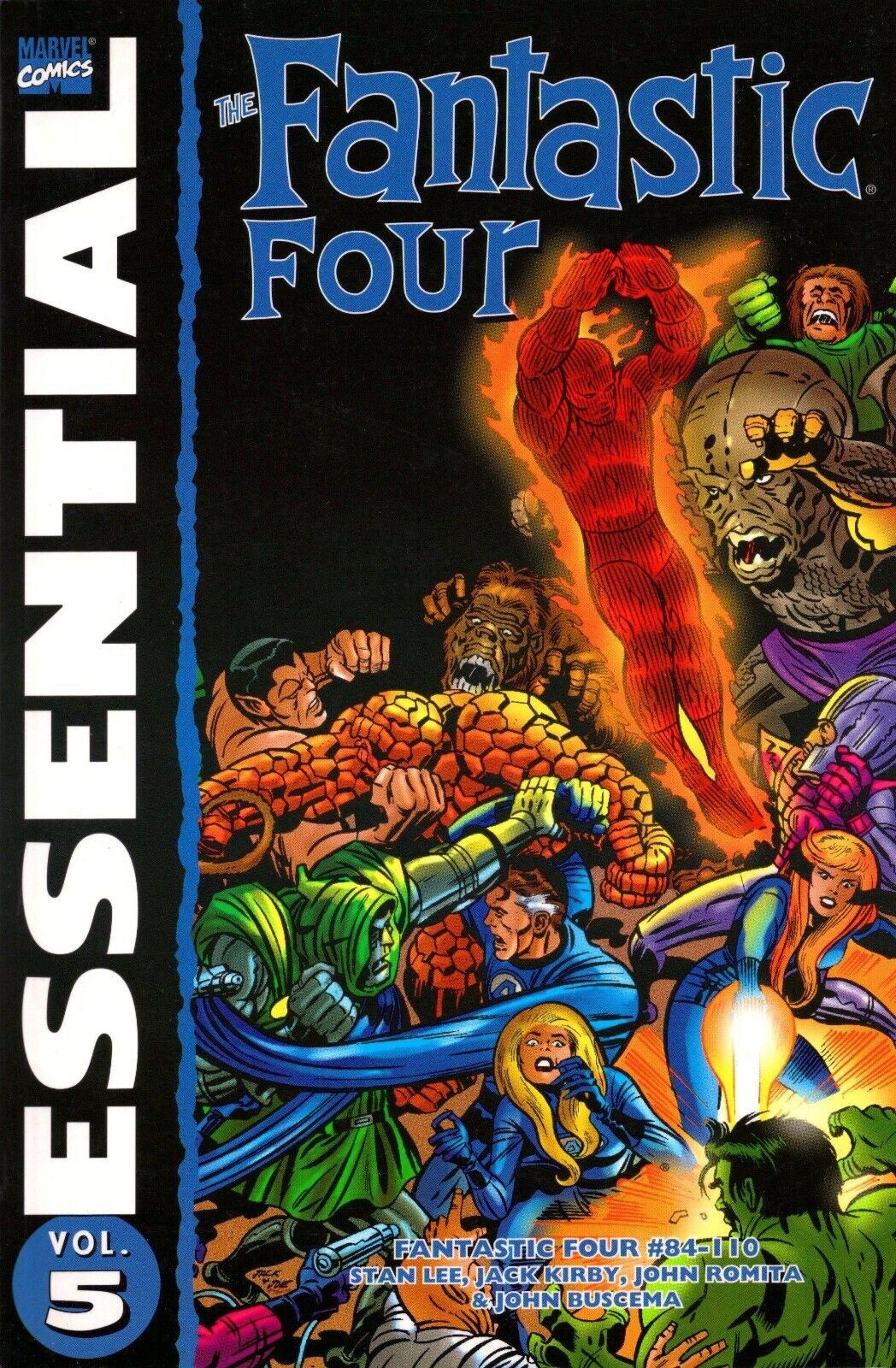 Essential Fantastic Four Volume 5 GN Doctor Doom Jack Kirby Stan Lee F4 OOP VF