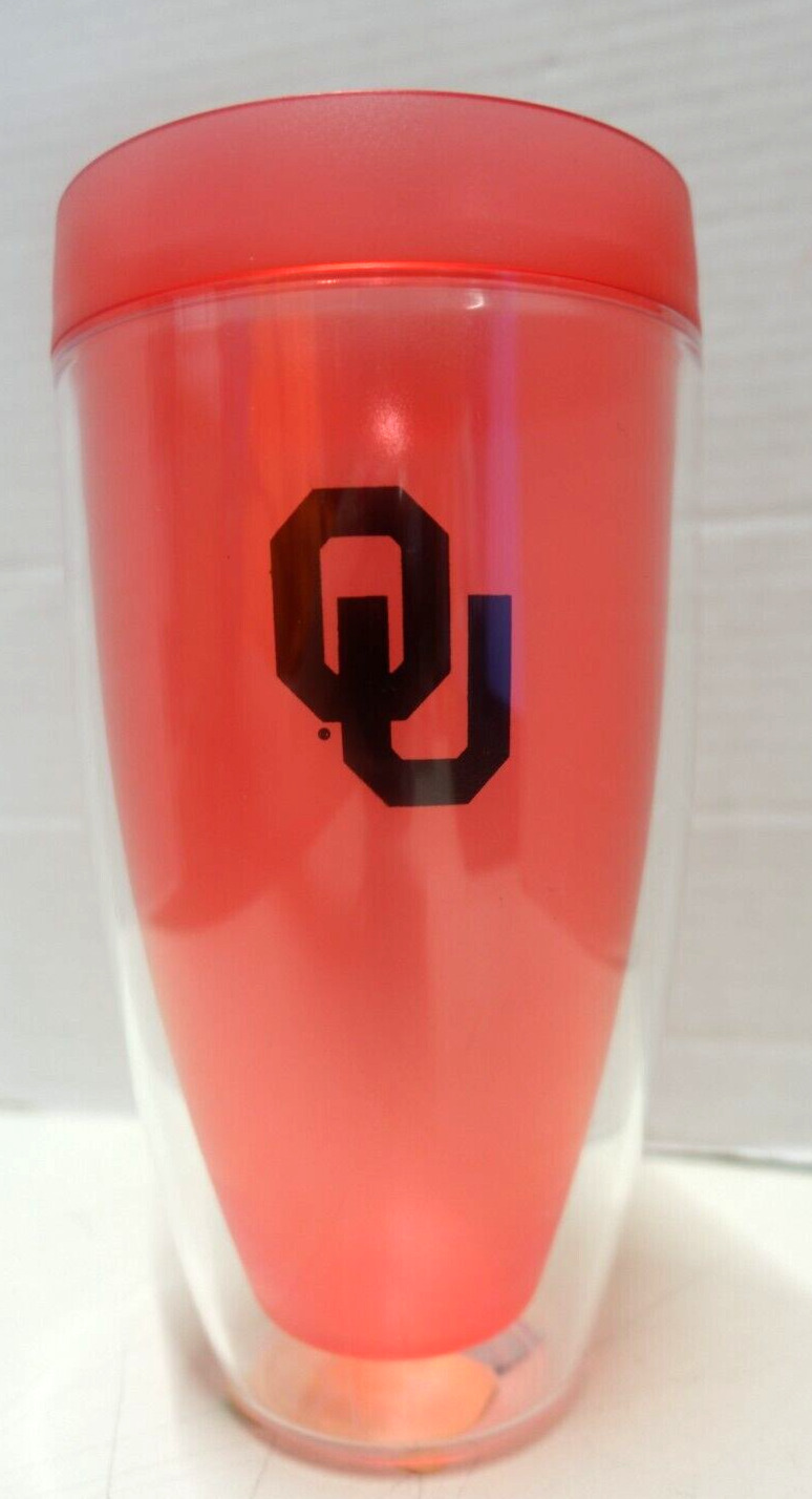 Oklahoma University OU Sooners Red cup 24oz