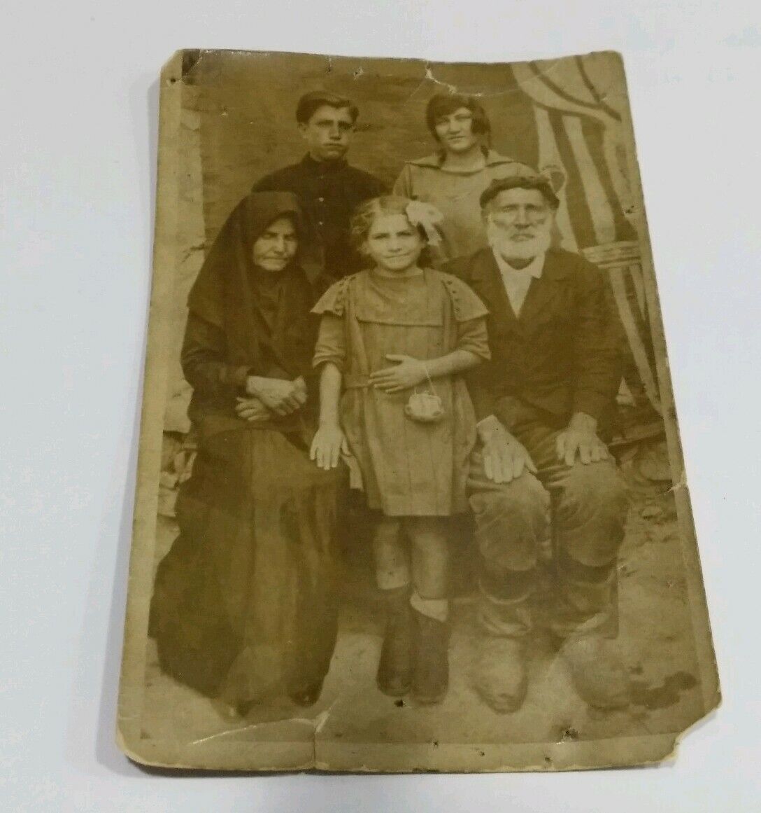 Antique Genuine Photograph Post Card From 1924 AS-IS condition 