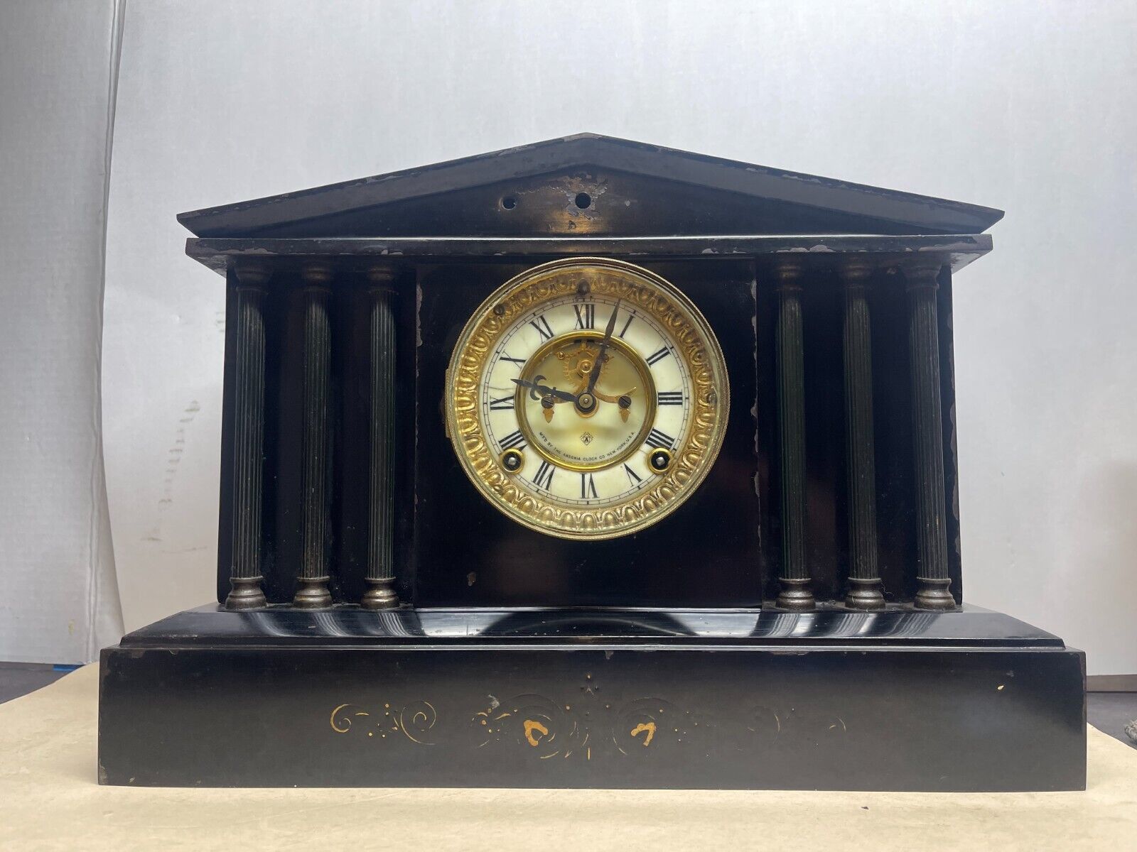 Ansonia Madeleine Antique Clock - Exposed Escapement,  PARTS CLOCK