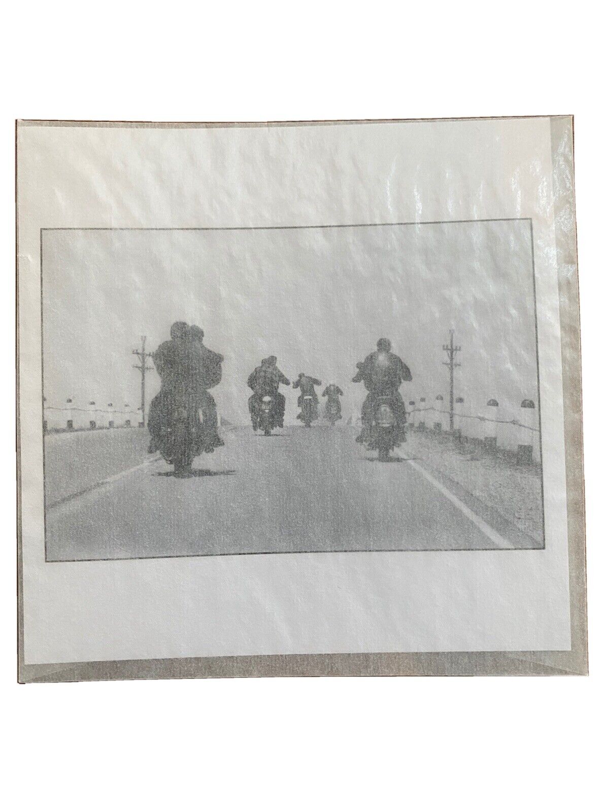 Danny Lyon 6x6 print Route 12, Wisconsin 1963