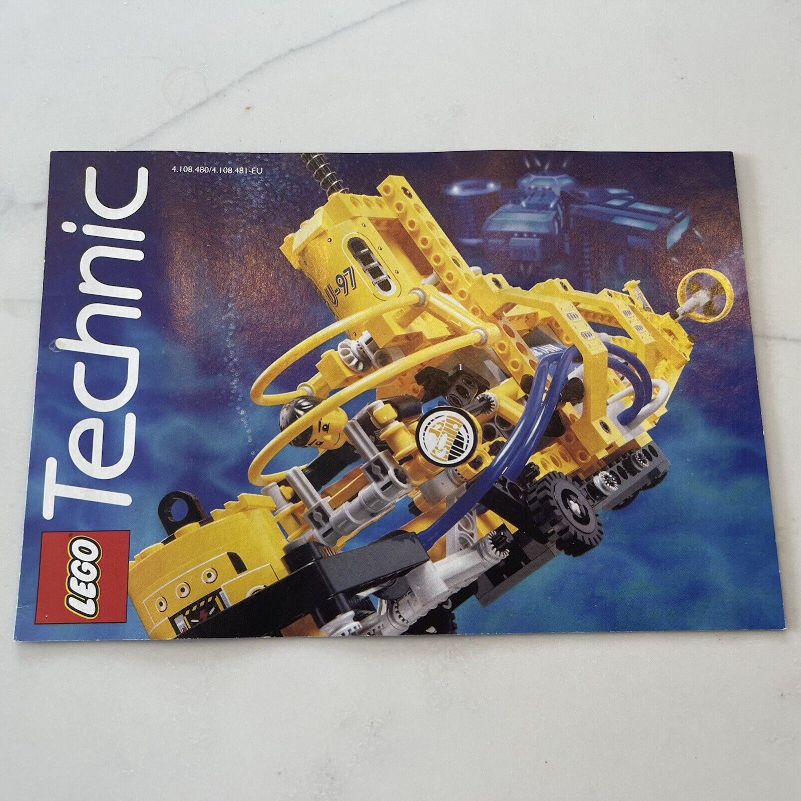 Lego Technic Catalog 1997 Medium Technic European 4.108.480/-481